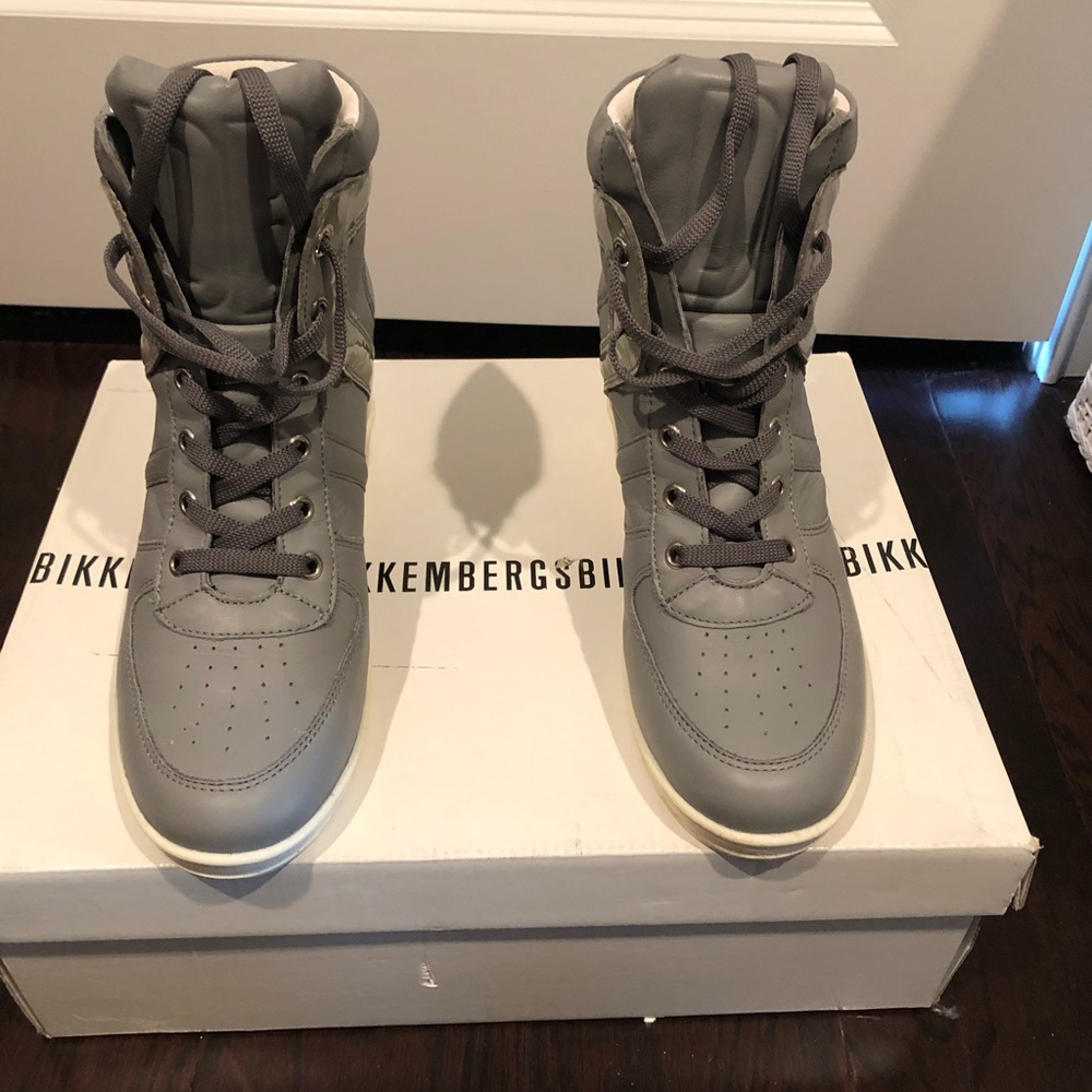 Bickemberg Women’s Heeled Sneakers Grey 38